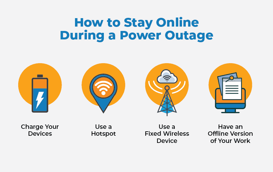 How to stay online during a power outage 4 tips