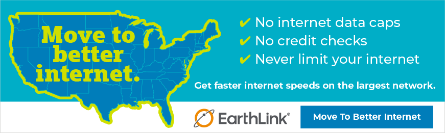 A map of the U.S. with the text Move to Better Internet