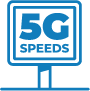 5G speeds icon